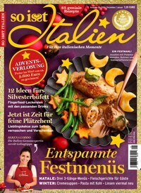 Titelbild der Ausgabe 1/2026 von So isst Italien. Diese Zeitschrift und viele weitere Kochzeitschriften und Backzeitschriften als Abo oder epaper bei United Kiosk online kaufen.