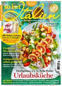 Titelbild der Ausgabe 5/2025 von So isst Italien. Diese Zeitschrift und viele weitere Kochzeitschriften und Backzeitschriften als Abo oder epaper bei United Kiosk online kaufen.