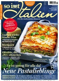 Titelbild der Ausgabe 6/2022 von So isst Italien. Diese Zeitschrift und viele weitere Kochzeitschriften und Backzeitschriften als Abo oder epaper bei United Kiosk online kaufen.