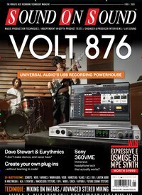 Titelbild der Ausgabe 1/2026 von Sound On Sound USA. Diese Zeitschrift und viele weitere Reisemagazine, Freizeitmagazine und Wissensmagazine als Abo oder epaper bei United Kiosk online kaufen.