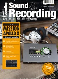 Titelbild der Ausgabe 12/2019 von Sound & Recording. Diese Zeitschrift und viele weitere Reisemagazine, Freizeitmagazine und Wissensmagazine als Abo oder epaper bei United Kiosk online kaufen.
