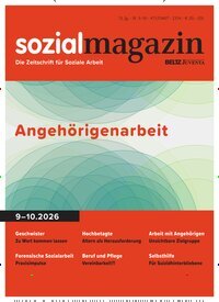 Titelbild der Ausgabe 10/2026 von sozialmagazin - Die Zeitschrift für Soziale Arbeit. Diese Zeitschrift und viele weitere Zeitschriften für Pädagogik als Abo oder epaper bei United Kiosk online kaufen.