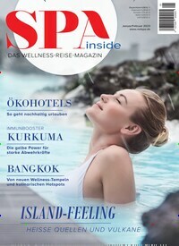Titelbild der Ausgabe 1/2023 von Spa Inside. Diese Zeitschrift und viele weitere Frauenzeitschriften als Abo oder epaper bei United Kiosk online kaufen.