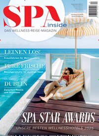Titelbild der Ausgabe 4/2025 von Spa Inside. Diese Zeitschrift und viele weitere Frauenzeitschriften als Abo oder epaper bei United Kiosk online kaufen.