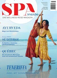Titelbild der Ausgabe 5/2022 von Spa Inside. Diese Zeitschrift und viele weitere Frauenzeitschriften als Abo oder epaper bei United Kiosk online kaufen.