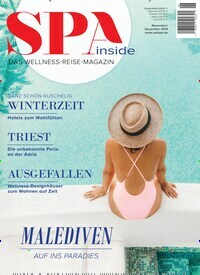 Titelbild der Ausgabe 6/2019 von Spa Inside. Diese Zeitschrift und viele weitere Frauenzeitschriften als Abo oder epaper bei United Kiosk online kaufen.