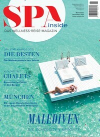 Titelbild der Ausgabe 6/2021 von Spa Inside. Diese Zeitschrift und viele weitere Frauenzeitschriften als Abo oder epaper bei United Kiosk online kaufen.