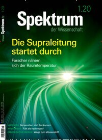 Titelbild der Ausgabe 1/2020 von Spektrum der Wissenschaft. Diese Zeitschrift und viele weitere Reisemagazine, Freizeitmagazine und Wissensmagazine als Abo oder epaper bei United Kiosk online kaufen.