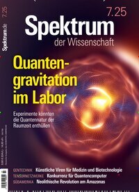 Titelbild der Ausgabe 7/2025 von Spektrum der Wissenschaft. Diese Zeitschrift und viele weitere Reisemagazine, Freizeitmagazine und Wissensmagazine als Abo oder epaper bei United Kiosk online kaufen.