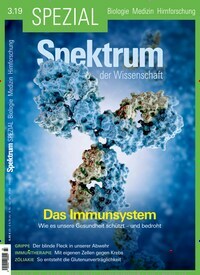 Titelbild der Ausgabe 3/2019 von Spektrum der Wissenschaft Spezial Biologie, Medizin, Hirnforschung. Diese Zeitschrift und viele weitere Reisemagazine, Freizeitmagazine und Wissensmagazine als Abo oder epaper bei United Kiosk online kaufen.