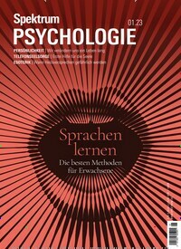Titelbild der Ausgabe 1/2023 von Spektrum Psychologie. Diese Zeitschrift und viele weitere Reisemagazine, Freizeitmagazine und Wissensmagazine als Abo oder epaper bei United Kiosk online kaufen.