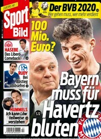 Titelbild der Ausgabe 13/2019 von Sport Bild. Diese Zeitschrift und viele weitere Sportmagazine als Abo oder epaper bei United Kiosk online kaufen.