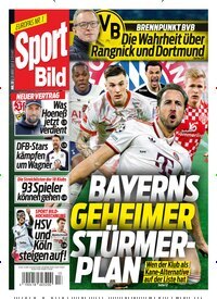 Titelbild der Ausgabe 13/2025 von Sport Bild. Diese Zeitschrift und viele weitere Sportmagazine als Abo oder epaper bei United Kiosk online kaufen.