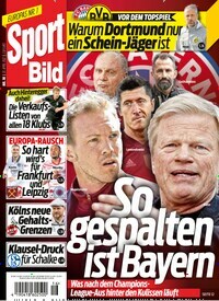 Titelbild der Ausgabe 16/2022 von Sport Bild. Diese Zeitschrift und viele weitere Sportmagazine als Abo oder epaper bei United Kiosk online kaufen.
