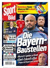 Titelbild der Ausgabe 20/2026 von Sport Bild. Diese Zeitschrift und viele weitere Sportmagazine als Abo oder epaper bei United Kiosk online kaufen.