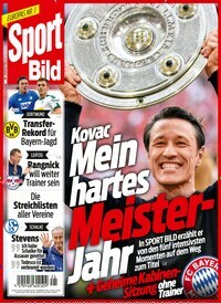 Titelbild der Ausgabe 21/2019 von Sport Bild. Diese Zeitschrift und viele weitere Sportmagazine als Abo oder epaper bei United Kiosk online kaufen.