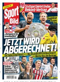 Titelbild der Ausgabe 21/2026 von Sport Bild. Diese Zeitschrift und viele weitere Sportmagazine als Abo oder epaper bei United Kiosk online kaufen.