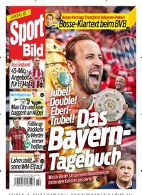Titelbild der Ausgabe 22/2026 von Sport Bild. Diese Zeitschrift und viele weitere Sportmagazine als Abo oder epaper bei United Kiosk online kaufen.