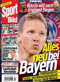 Titelbild der Ausgabe 23/2022 von Sport Bild. Diese Zeitschrift und viele weitere Sportmagazine als Abo oder epaper bei United Kiosk online kaufen.