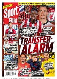 Titelbild der Ausgabe 25/2025 von Sport Bild. Diese Zeitschrift und viele weitere Sportmagazine als Abo oder epaper bei United Kiosk online kaufen.