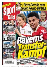 Titelbild der Ausgabe 29/2025 von Sport Bild. Diese Zeitschrift und viele weitere Sportmagazine als Abo oder epaper bei United Kiosk online kaufen.
