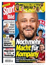 Titelbild der Ausgabe 29/2026 von Sport Bild. Diese Zeitschrift und viele weitere Sportmagazine als Abo oder epaper bei United Kiosk online kaufen.