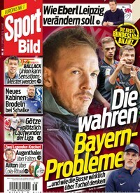Titelbild der Ausgabe 38/2022 von Sport Bild. Diese Zeitschrift und viele weitere Sportmagazine als Abo oder epaper bei United Kiosk online kaufen.