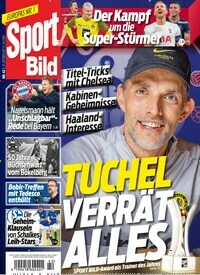 Titelbild der Ausgabe 42/2021 von Sport Bild. Diese Zeitschrift und viele weitere Sportmagazine als Abo oder epaper bei United Kiosk online kaufen.