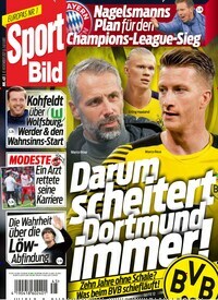 Titelbild der Ausgabe 45/2021 von Sport Bild. Diese Zeitschrift und viele weitere Sportmagazine als Abo oder epaper bei United Kiosk online kaufen.