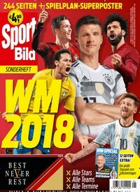 Titelbild der Ausgabe 1/2018 von Sport Bild Sonderheft. Diese Zeitschrift und viele weitere Sportmagazine als Abo oder epaper bei United Kiosk online kaufen.