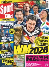 Titelbild der Ausgabe 1/2026 von Sport Bild Sonderheft. Diese Zeitschrift und viele weitere Sportmagazine als Abo oder epaper bei United Kiosk online kaufen.