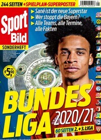 Titelbild der Ausgabe 1/2020 von Sport Bild Sonderheft Fussball Bundesliga. Diese Zeitschrift und viele weitere Sportmagazine als Abo oder epaper bei United Kiosk online kaufen.