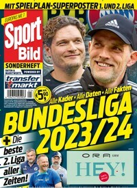 Titelbild der Ausgabe 1/2023 von Sport Bild Sonderheft Fussball Bundesliga. Diese Zeitschrift und viele weitere Sportmagazine als Abo oder epaper bei United Kiosk online kaufen.