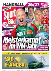 Titelbild der Ausgabe 1/2026 von Sport Bild Sonderheft Handball Bundesliga. Diese Zeitschrift und viele weitere Sportmagazine als Abo oder epaper bei United Kiosk online kaufen.