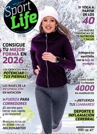 Titelbild der Ausgabe 1/2026 von Sport Life. Diese Zeitschrift und viele weitere Frauenzeitschriften als Abo oder epaper bei United Kiosk online kaufen.
