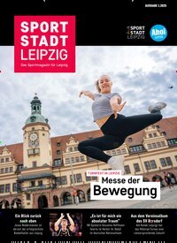 Titelbild der Ausgabe 1/2025 von SportStadt Leipzig. Diese Zeitschrift und viele weitere Lifestylemagazine und Peoplemagazine als Abo oder epaper bei United Kiosk online kaufen.