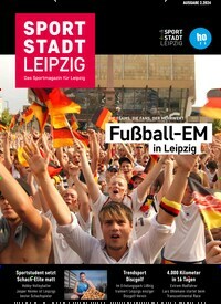 Titelbild der Ausgabe 2/2024 von SportStadt Leipzig. Diese Zeitschrift und viele weitere Sportmagazine als Abo oder epaper bei United Kiosk online kaufen.