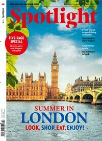 Titelbild der Ausgabe 7/2019 von Spotlight. Diese Zeitschrift und viele weitere Reisemagazine, Freizeitmagazine und Wissensmagazine als Abo oder epaper bei United Kiosk online kaufen.
