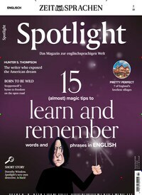 Titelbild der Ausgabe 7/2023 von Spotlight. Diese Zeitschrift und viele weitere Reisemagazine, Freizeitmagazine und Wissensmagazine als Abo oder epaper bei United Kiosk online kaufen.