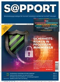 Titelbild der Ausgabe 9/2019 von S@PPORT. Diese Zeitschrift und viele weitere Businessmagazine als Abo oder epaper bei United Kiosk online kaufen.