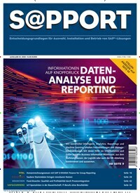 Titelbild der Ausgabe 10/2019 von S@PPORT. Diese Zeitschrift und viele weitere Businessmagazine als Abo oder epaper bei United Kiosk online kaufen.