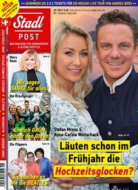Titelbild der Ausgabe 1/2020 von StadlPost. Diese Zeitschrift und viele weitere Frauenzeitschriften als Abo oder epaper bei United Kiosk online kaufen.