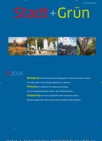 Titelbild der Ausgabe 5/2026 von Stadt + Grün. Diese Zeitschrift und viele weitere Architekturzeitschriften und Bauzeitschriften als Abo oder epaper bei United Kiosk online kaufen.