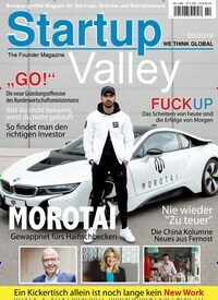 Titelbild der Ausgabe 2/2019 von Startup Valley News. Diese Zeitschrift und viele weitere Wirtschaftsmagazine und Politikmagazine als Abo oder epaper bei United Kiosk online kaufen.