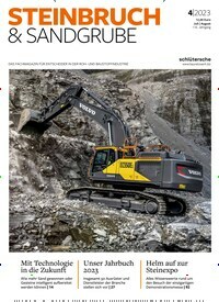 Titelbild der Ausgabe 4/2023 von Steinbruch und Sandgrube. Diese Zeitschrift und viele weitere Industriemagazine und Handwerkmagazine als Abo oder epaper bei United Kiosk online kaufen.