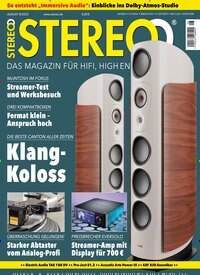 Titelbild der Ausgabe 8/2025 von Stereo. Diese Zeitschrift und viele weitere Audiomagazine, Filmmagazine und Fotozeitschriften als Abo oder epaper bei United Kiosk online kaufen.