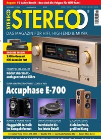 Titelbild der Ausgabe 11/2026 von Stereo. Diese Zeitschrift und viele weitere Audiomagazine, Filmmagazine und Fotozeitschriften als Abo oder epaper bei United Kiosk online kaufen.