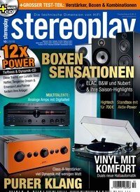 Titelbild der Ausgabe 10/2018 von Stereoplay. Diese Zeitschrift und viele weitere Audiomagazine, Filmmagazine und Fotozeitschriften als Abo oder epaper bei United Kiosk online kaufen.