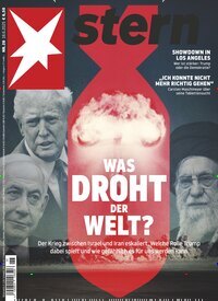Titelbild der Ausgabe 26/2025 von stern. Diese Zeitschrift und viele weitere Wirtschaftsmagazine und Politikmagazine als Abo oder epaper bei United Kiosk online kaufen.