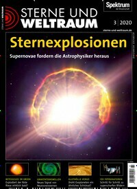 Titelbild der Ausgabe 3/2020 von Sterne und Weltraum. Diese Zeitschrift und viele weitere Reisemagazine, Freizeitmagazine und Wissensmagazine als Abo oder epaper bei United Kiosk online kaufen.